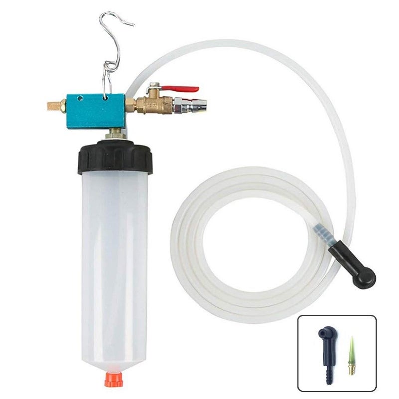 DEDC Universal Auto Brake Fluid Extractor, Power Steering Oil Change Replacement Tool, Brake and Clutch Fluid Drained Bleeder Tool Equipment Kit for Car Motorcycle - Image 1